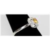 Image 2 : NATURAL 0.85 CTW CITRINE RING .925 STERLING SILVER