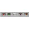 Image 1 : Deal of The day Mix of Muti Color Ring Set of 5 .925 St