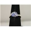 Image 1 : TANZANITE RING .925 STERLING SILVER 0.90 CTW