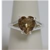 Image 2 : LIGHT BRWON CZ .925 STERLING SILVER RING