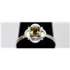 Image 1 : NATURAL 0.65 CTW CITRINE RING .925 STERLING SILVER
