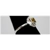 Image 2 : NATURAL 0.65 CTW CITRINE RING .925 STERLING SILVER