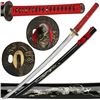 Image 1 : HAND FORGED 41" CARBON STEEL BLADE RED SAMURAI SWORD CO