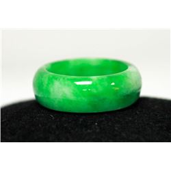 GREEN SYTHETIC JADE RING