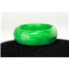 Image 1 : GREEN SYTHETIC JADE RING