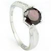 Image 1 : GENUINE 1.65 GARNET CTW AND 0.12 LAB CREATED SAPPHIRE P