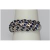 Image 1 : 0.92 CTW SAPPHIRE RING .925 STERLING SILVER