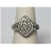 Image 1 : 1.01 Natural CZ Ring .925 Sterling Silver