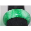 Image 1 : SYNTHETIC LIGHT GREEN JADE RING