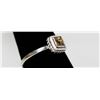 Image 2 : NATURAL 0.65 CTW CITRINE RING .925 STERLING SILVER