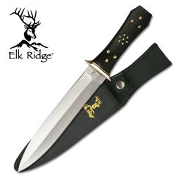 13" ELK RIDGE OUTDOOR PAKKAWOOD HANDLE KNIFE