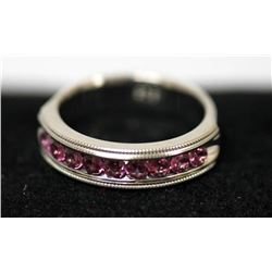 .925 STERLING SILVER 0.70 CTW PINK TOURMALINE RING