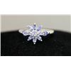Image 1 : TANZANITE RING .925 STERLING SILVER 0.89 CTW