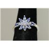Image 2 : TANZANITE RING .925 STERLING SILVER 0.89 CTW