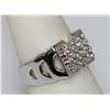 Image 2 : 0.70  CZ RING .925 STERLING SILVER