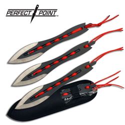 7.5" 3 PIECE THROWING KNIVES SET