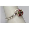 Image 2 : 0.75 CTW SEMIPRECIOUS RING .925 STERLING SILVER