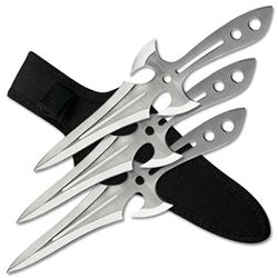 6" SET OF 3 THROWING KNIVES