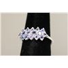 Image 2 : TANZANITE RING .925 STERLING SILVER 0.70 CTW
