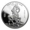 1 oz Silver Round (2015 Year of the Ram)