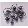 Image 2 : 10 BLACK PEARL CZ BROOCH AUTHENTIC PHILIPPINE PEARL MET