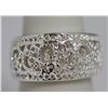 Image 2 : FANCY FASHION JEWELRY .925 STERLING SILVER RING