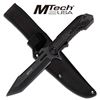 Image 1 : 11" MTECH ALUMINUM HANDLE FIXED BLADE KNIFE COMESW/SHEA