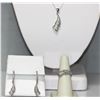 Image 1 : 10.77 CTW CZ MICRO PAVE SETTING SET .925 STERLING SILVE