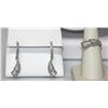 Image 2 : 10.77 CTW CZ MICRO PAVE SETTING SET .925 STERLING SILVE