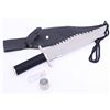Image 1 : 14" SURVIVAL KNIFE COMES W/SHEATH AND SURVIVAL KIT