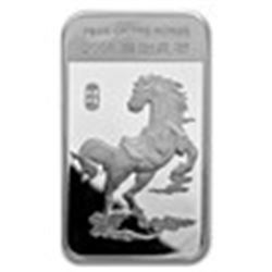 5 oz Silver Bar (2014 Year of the Horse)