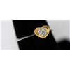 Image 2 : .925 STERLING SILVER HEART RING W/ CLEAR CZ