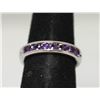 Image 1 : AMETHYST RING .925 STERLING SILVER 0.70 CTW