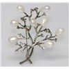 Image 1 : WHITE PEARL AND CZ BROACH