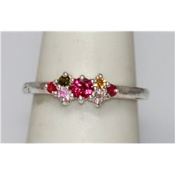 1.00 CTW SEMIPRECIOUS RING .925 STERLING SILVER