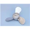 Image 1 : 18" NAUTICAL CHROME PROPELLER CLOCK