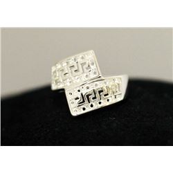 MODERN STERLING SILVER RING