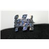 Image 1 : SAPPHIRE 2.88 CTW RING .925 STERLING SILVER