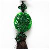 Image 1 : Natural GREEN JADE CHINESE GOOD LUCK CHARM