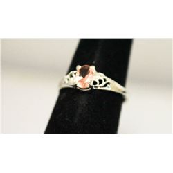 .925 STERLING SILVER RING W/ CZ