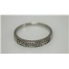 Image 1 : .925 STERLING SILVER WHITE CZ BAND RING