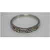Image 2 : .925 STERLING SILVER WHITE CZ BAND RING