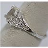 Image 1 : LIGHT YELLOW CZ .925 STERLING SILVER RING
