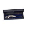 Image 1 : NAUTICAL 5" CHROME BOATSWAIN WHISTLE W/BLACK ROSEWOOD B