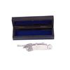 Image 1 : NAUTICAL 6" CHROME WHISTLE W/BLACK ROSEWOOD BOX