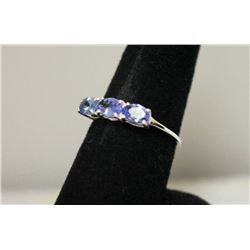 TANZANITE RING .925 STERLING SILVER 0.80 CTW