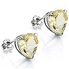 Image 1 : GENUINE 0.81 CTW CITRINE PLATINUM PLATED .925 STERLING