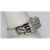 Image 2 : 0.75 CTW DIAMOND CZ RING .925 STERLING SILVER