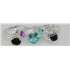 Image 2 : DEAL OF THE DAY! SET OF 5 RINGS MIX COLOR AND SHAPES .9