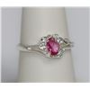 Image 2 : PINK CZ .925 STERLING SILVER RING